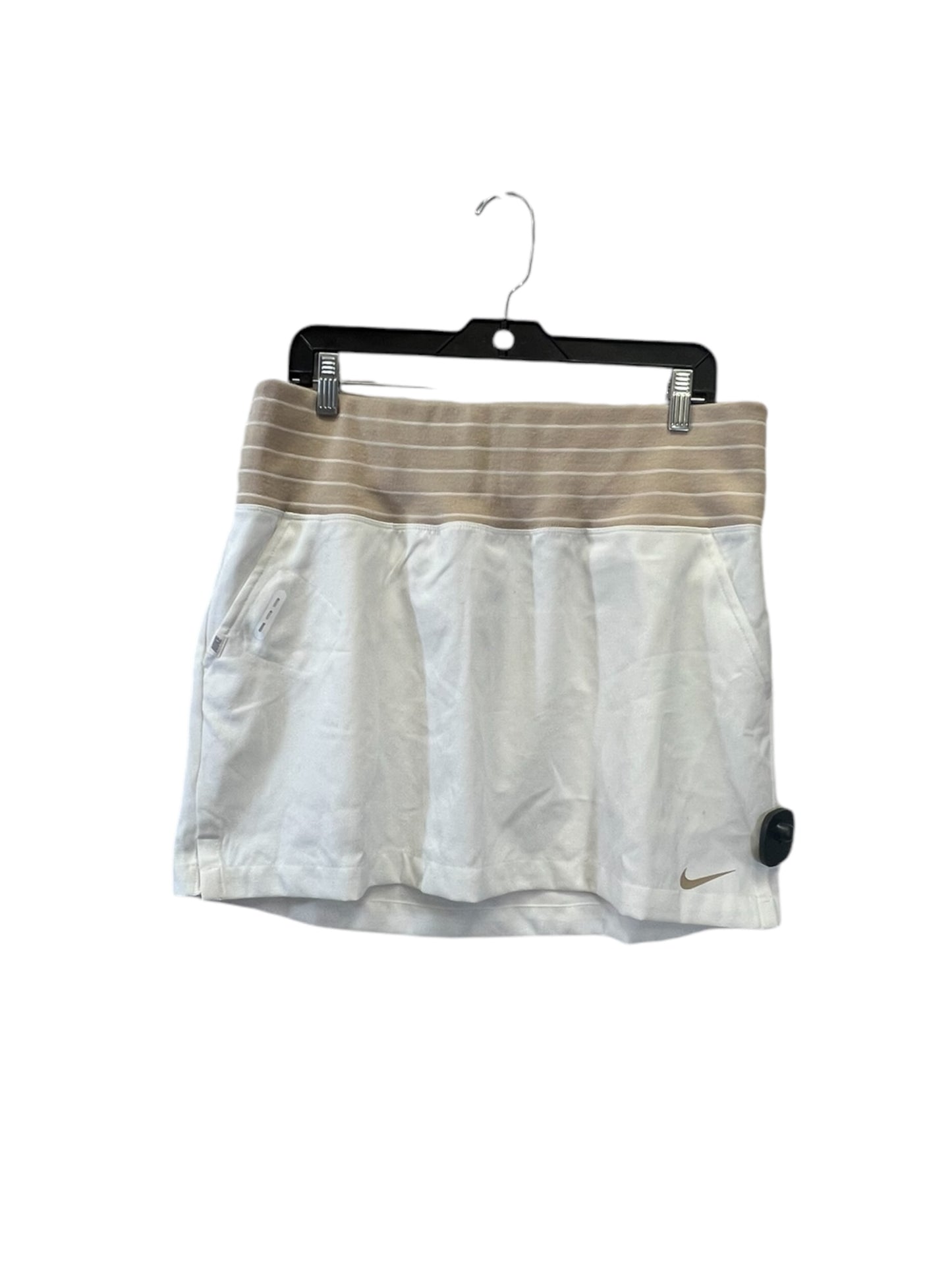 Athletic Skort By Nike In Beige, Size: 12