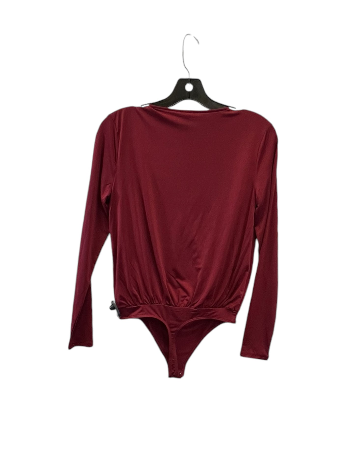 Bodysuit By Express In Red, Size: Xs