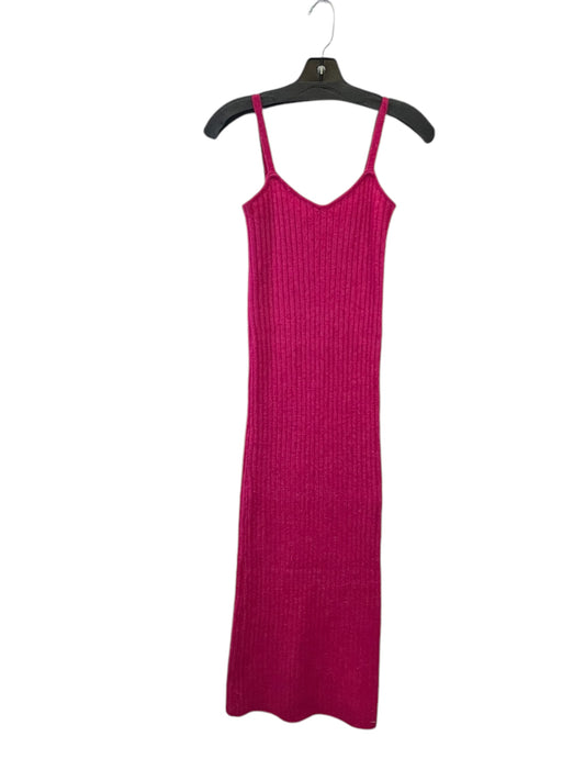 Dress Casual Maxi By Zara Women In Pink, Size: S