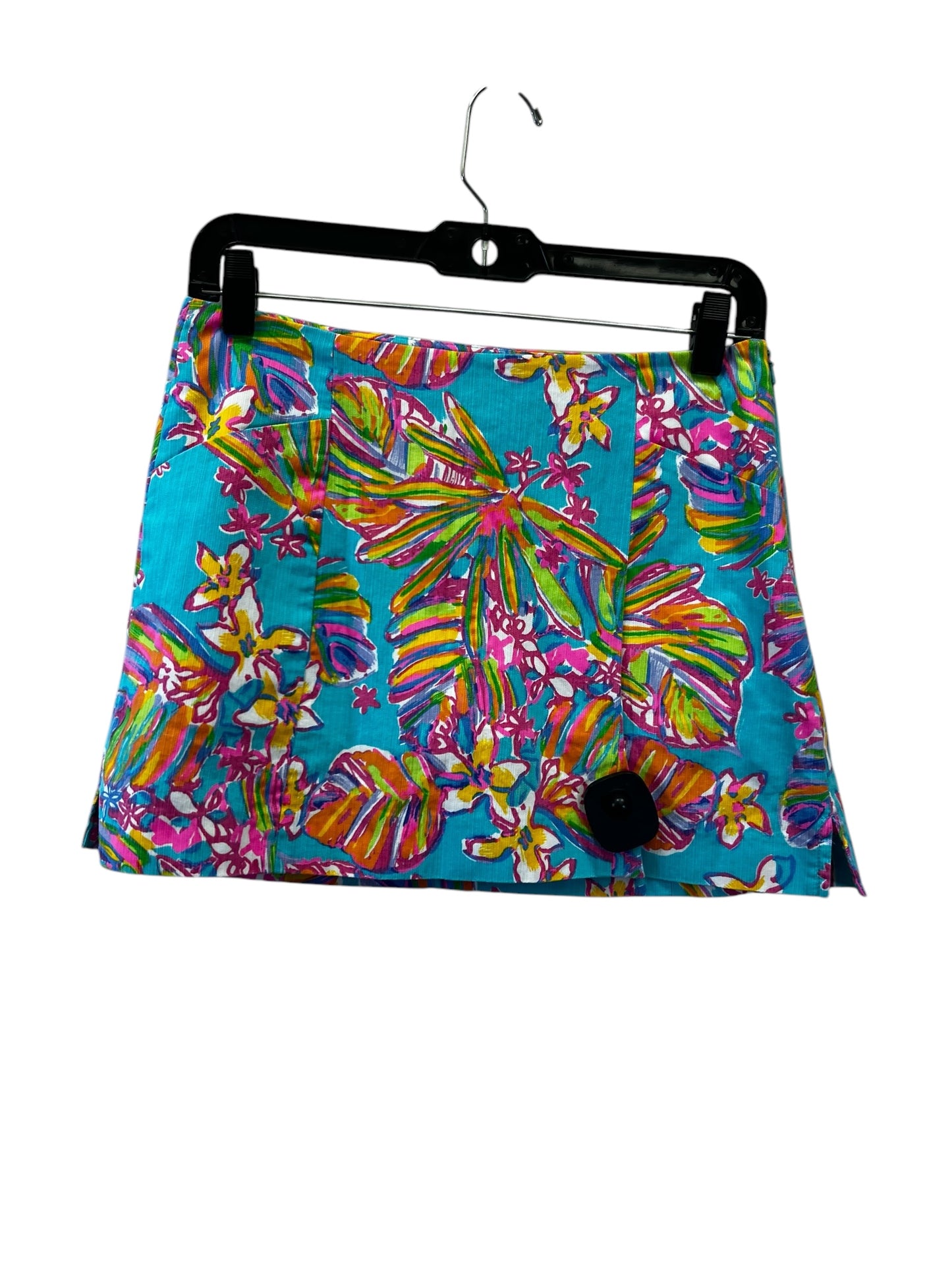 Skort By Lilly Pulitzer In Tropical Print, Size: 2