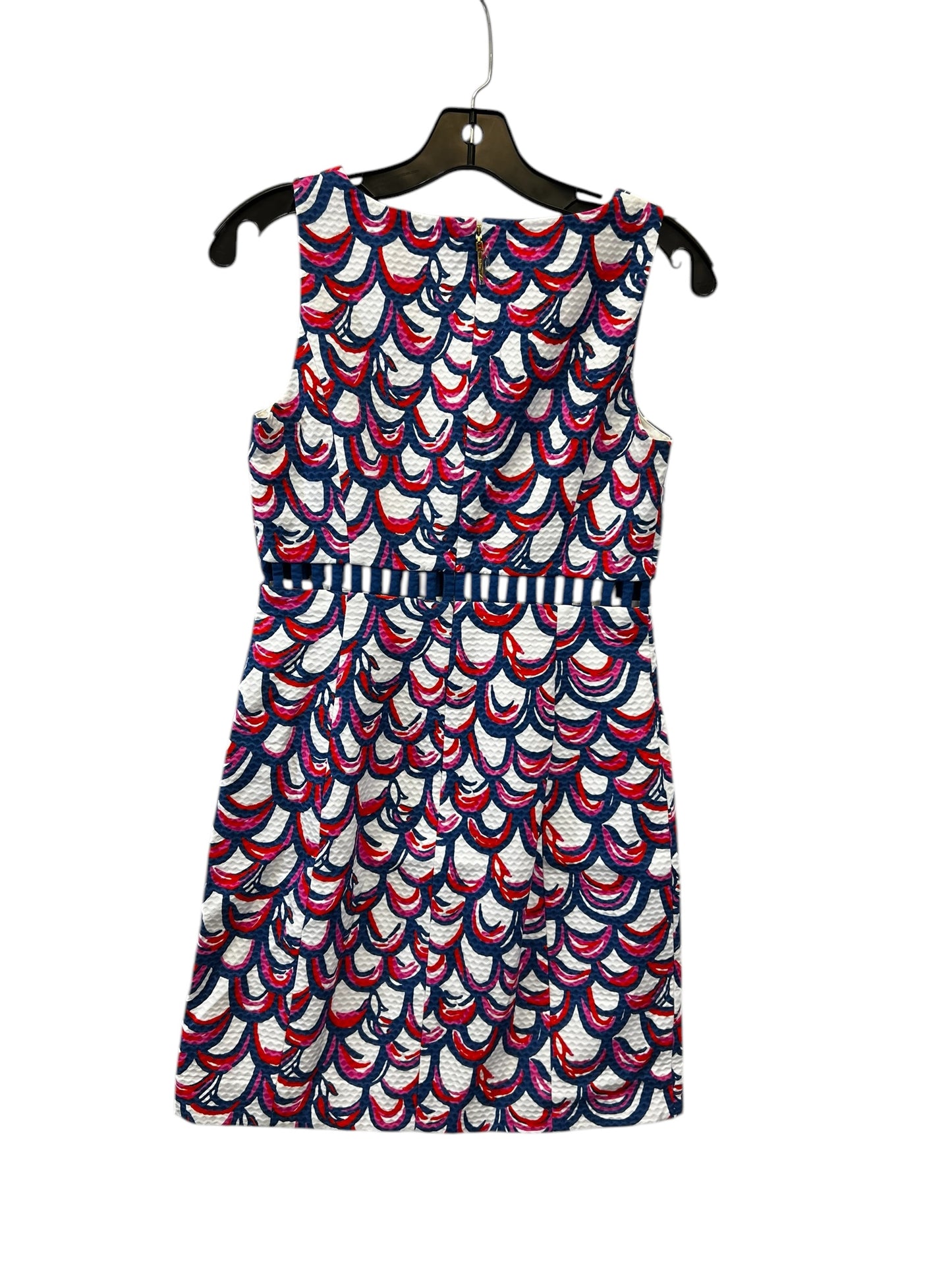 Dress Casual Midi By Lilly Pulitzer In Blue & Red & White, Size: 2