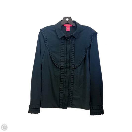 Top Long Sleeve By Catherine Malandrino In Black, Size: Xs