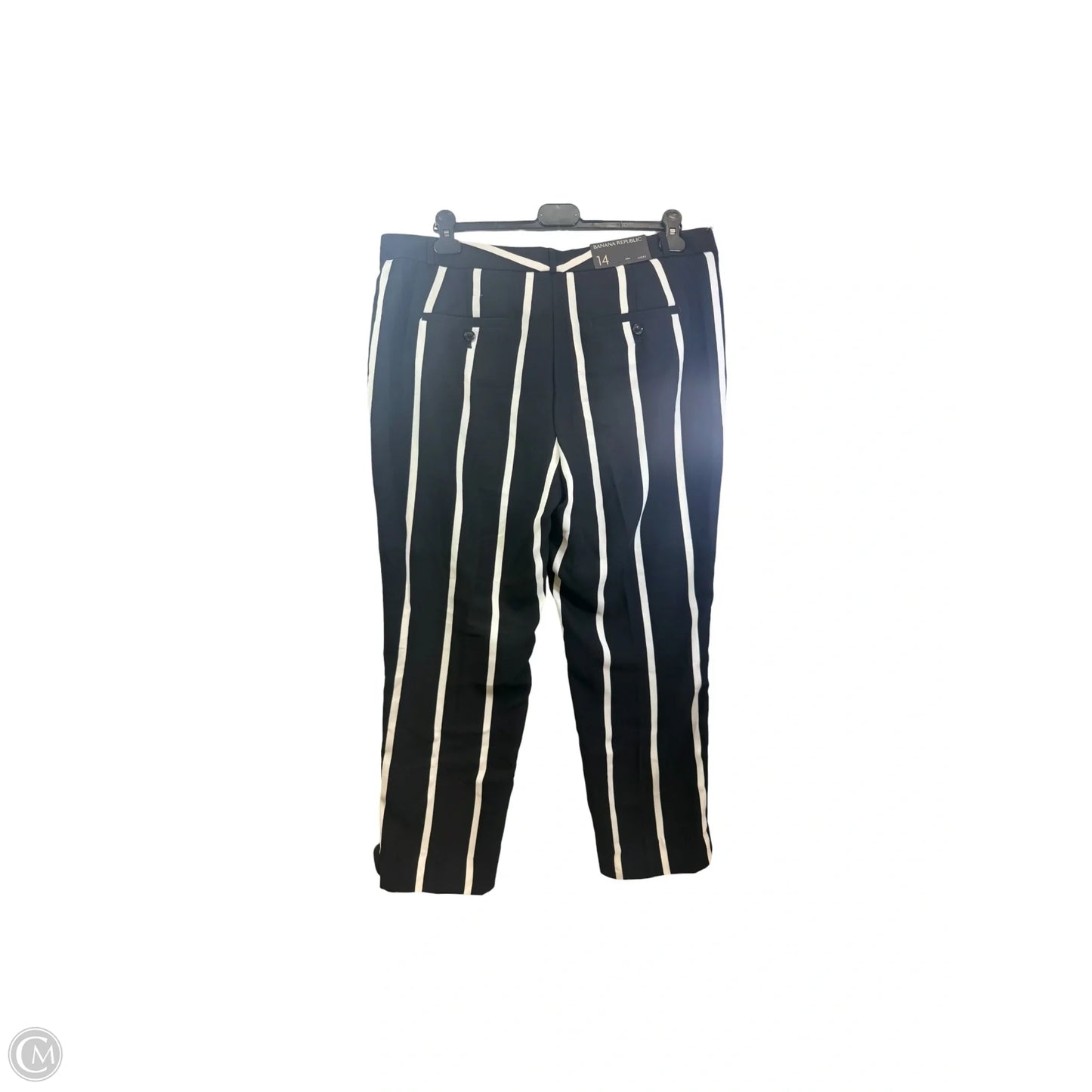 Pants Dress By Banana Republic In Black & White, Size: 14