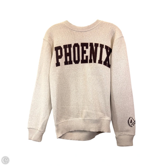 Top Long Sleeve By New York Popular In Cream, Size: S