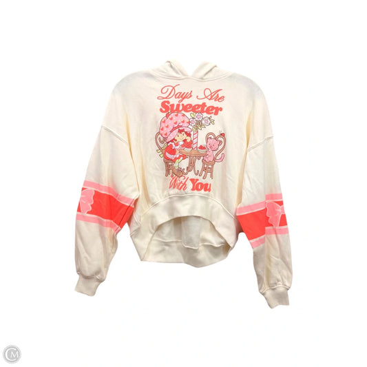 Top Long Sleeve By The World of Strawberry Shortcake In Cream & Pink, Size: Xxs