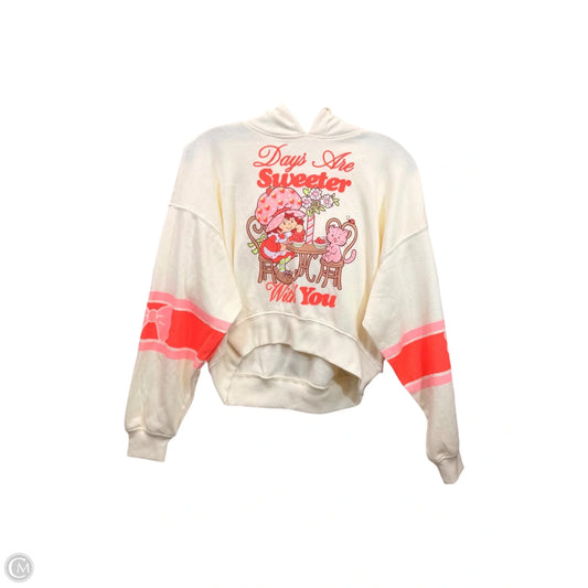 Top Long Sleeve By The World of Strawberry Shortcake In Cream & Pink, Size: Xxs
