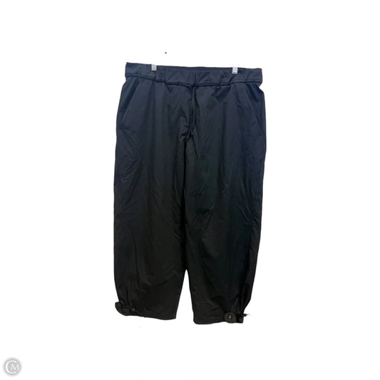 Athletic Pants By Lululemon In Black, Size: Xl