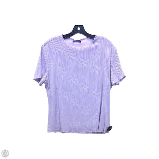 Top Short Sleeve By Prettygarden In Purple, Size: Xl
