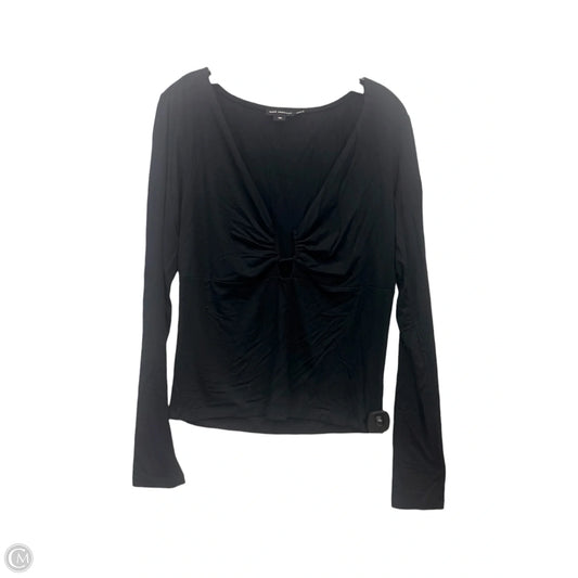 Top Long Sleeve By Good American In Black, Size: 1x