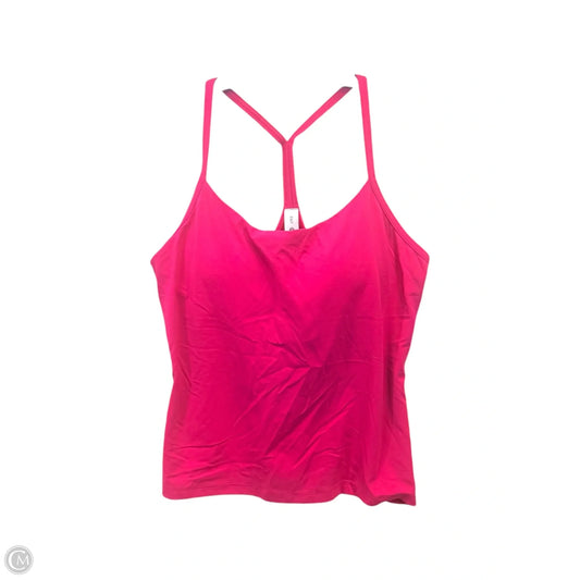 Athletic Tank Top By Lululemon In Pink, Size: Xl