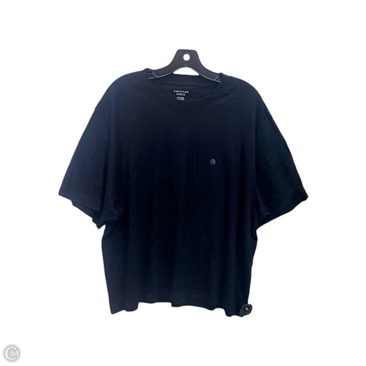 Top Short Sleeve Basic By American Eagle In Black, Size: Xl