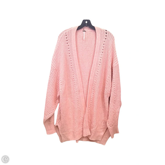 Cardigan By Free People In Pink, Size: M