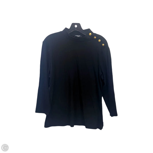 Top Long Sleeve By Express In Black, Size: Xl