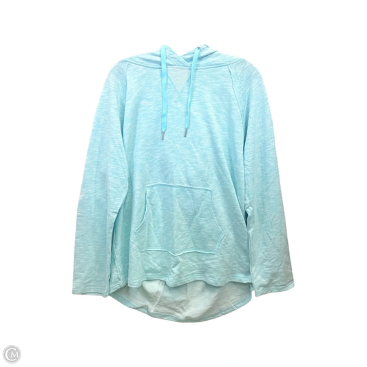 Sweatshirt Hoodie By Calvin Klein In Blue, Size: Xxl