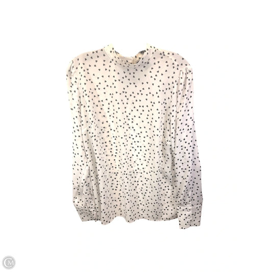 Top Long Sleeve By Jones New York In White, Size: L
