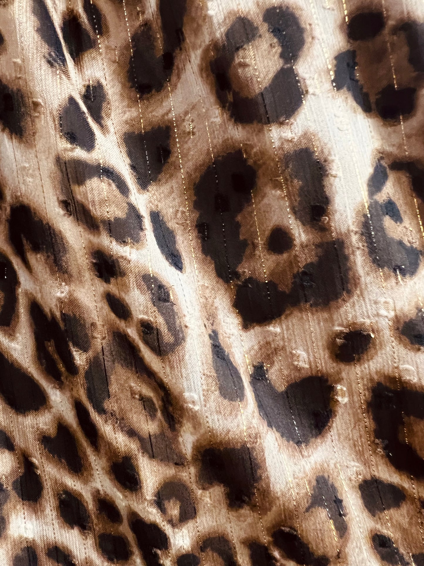 Top Sleeveless By White House Black Market In Animal Print, Size: M