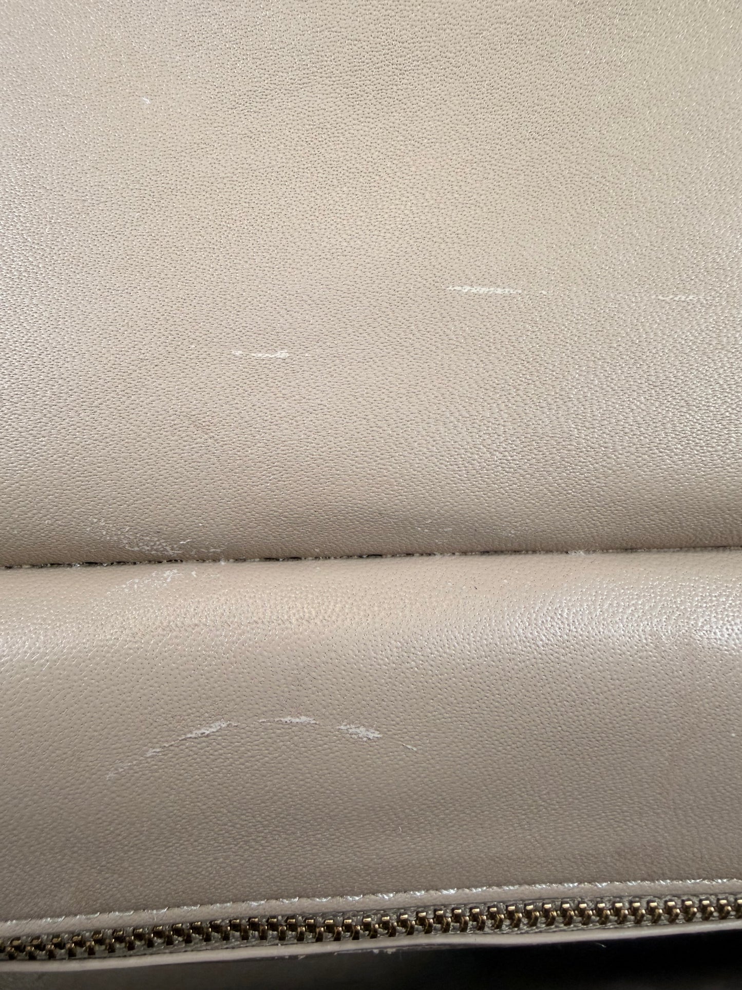 Handbag Leather By Coach, Size: Small