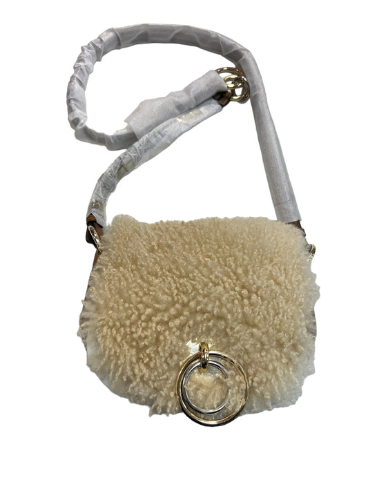 Handbag Leather Designer By Diane Von Furstenberg  Size: Medium