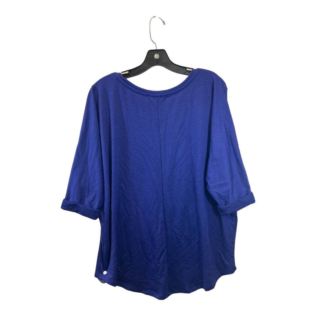 Top Short Sleeve Basic By Clothes Mentor  Size: L