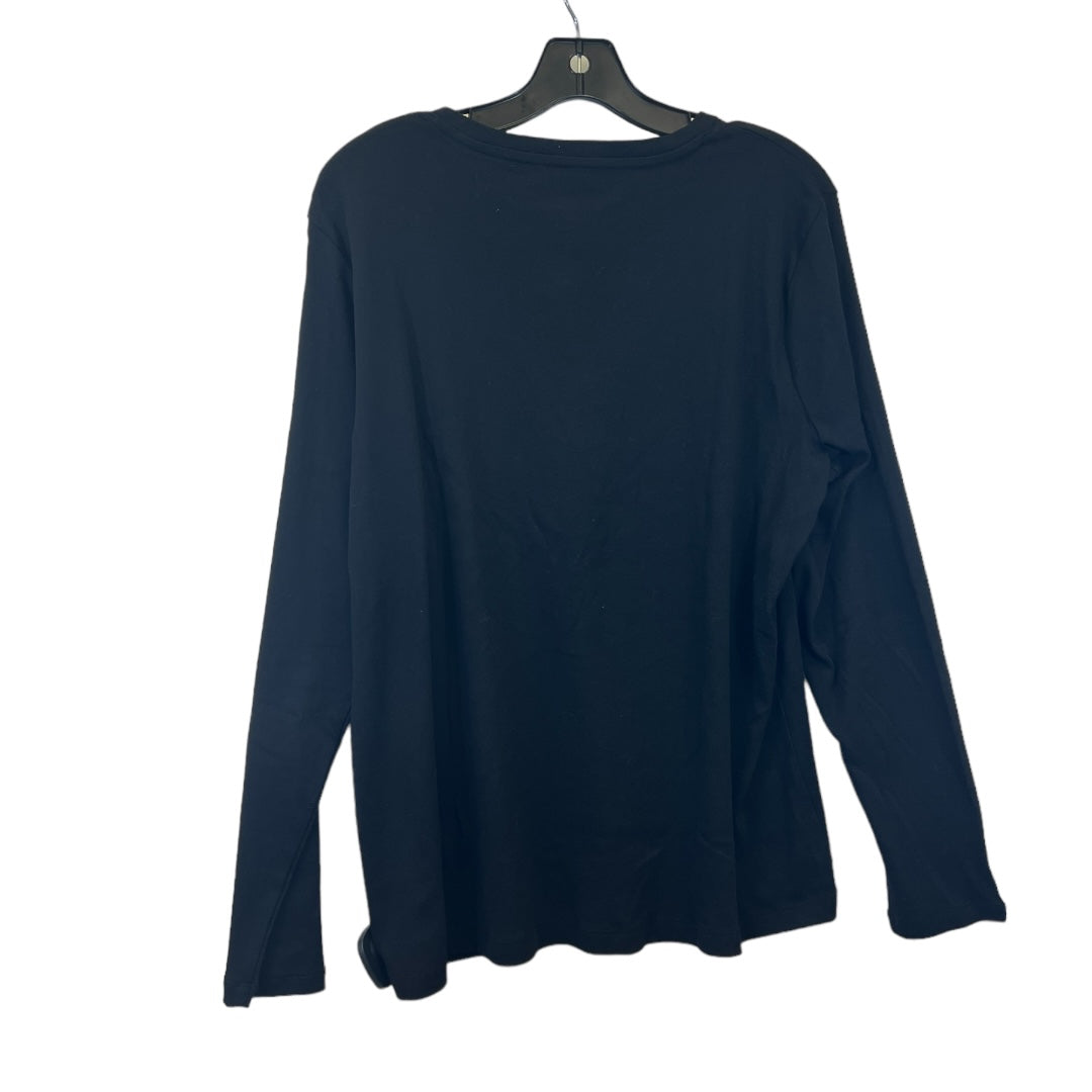 Top Long Sleeve Basic By St Johns Bay  Size: Xxl