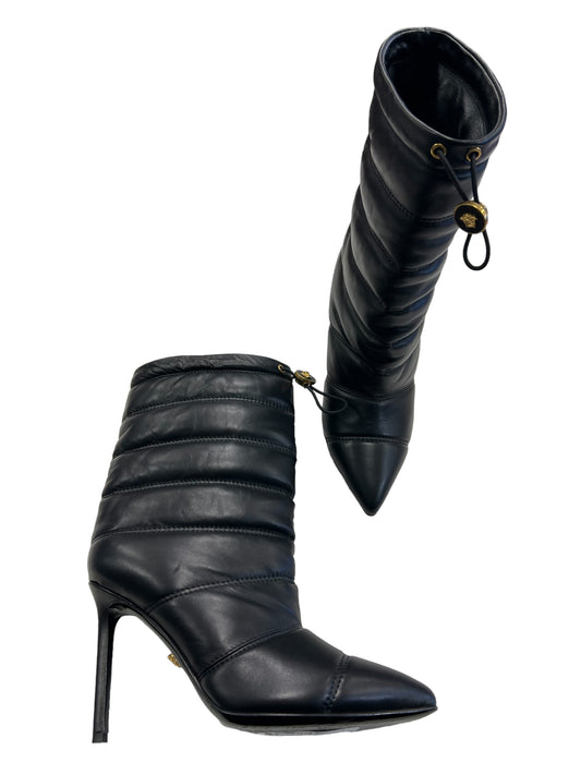 Boots Luxury Designer By Versace  Size: 5