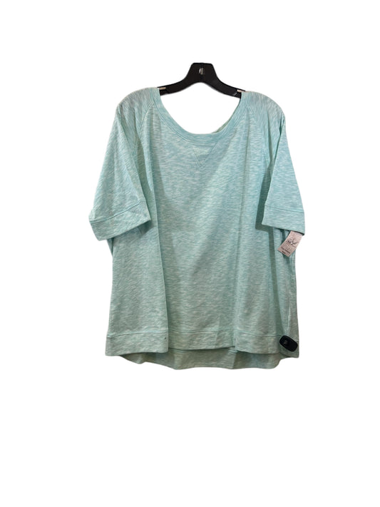 Top Short Sleeve By sensations Size: 3x