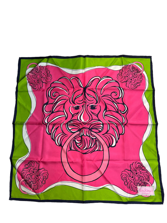 Scarf Square 100% Silk By Lilly Pulitzer