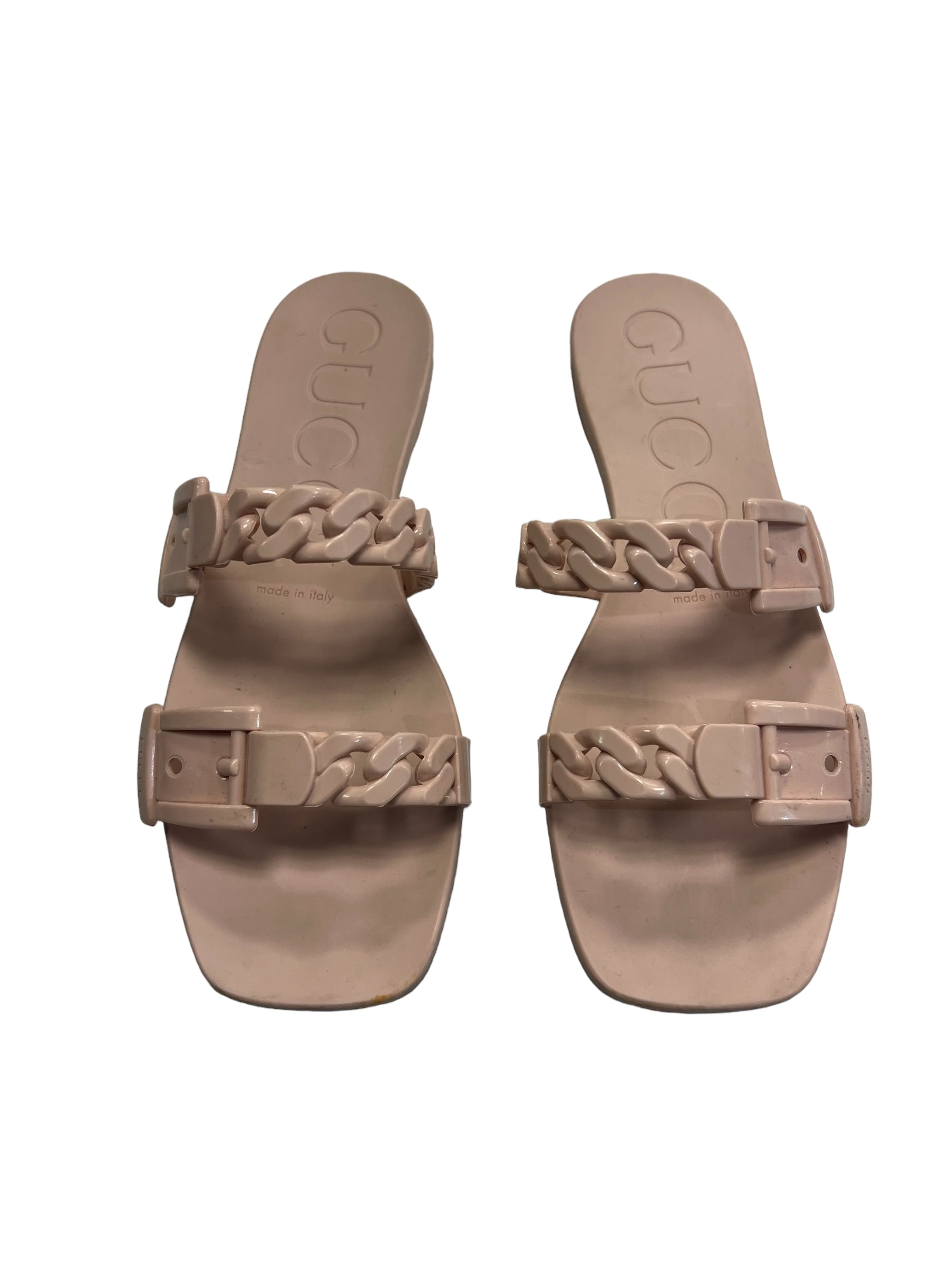 Gucci outlet chain slides