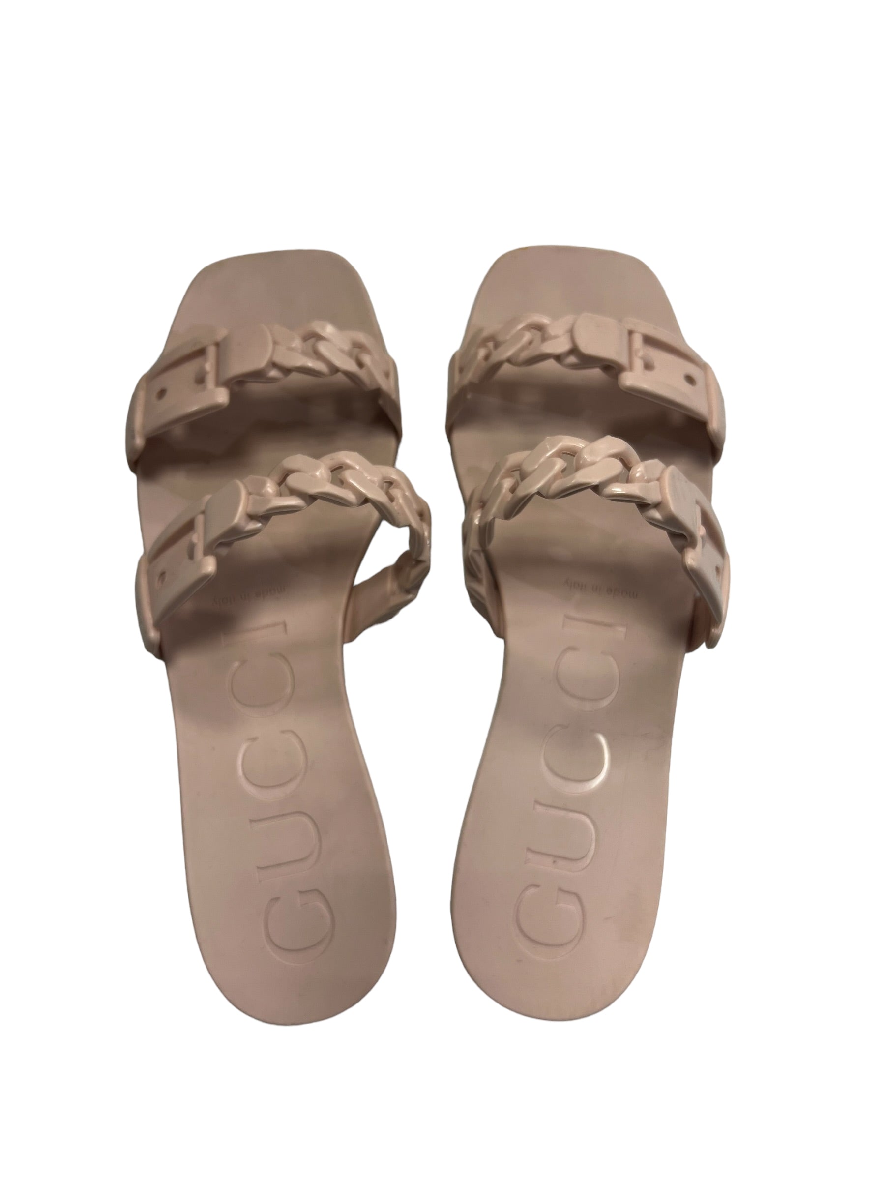 Gucci outlet chain slides